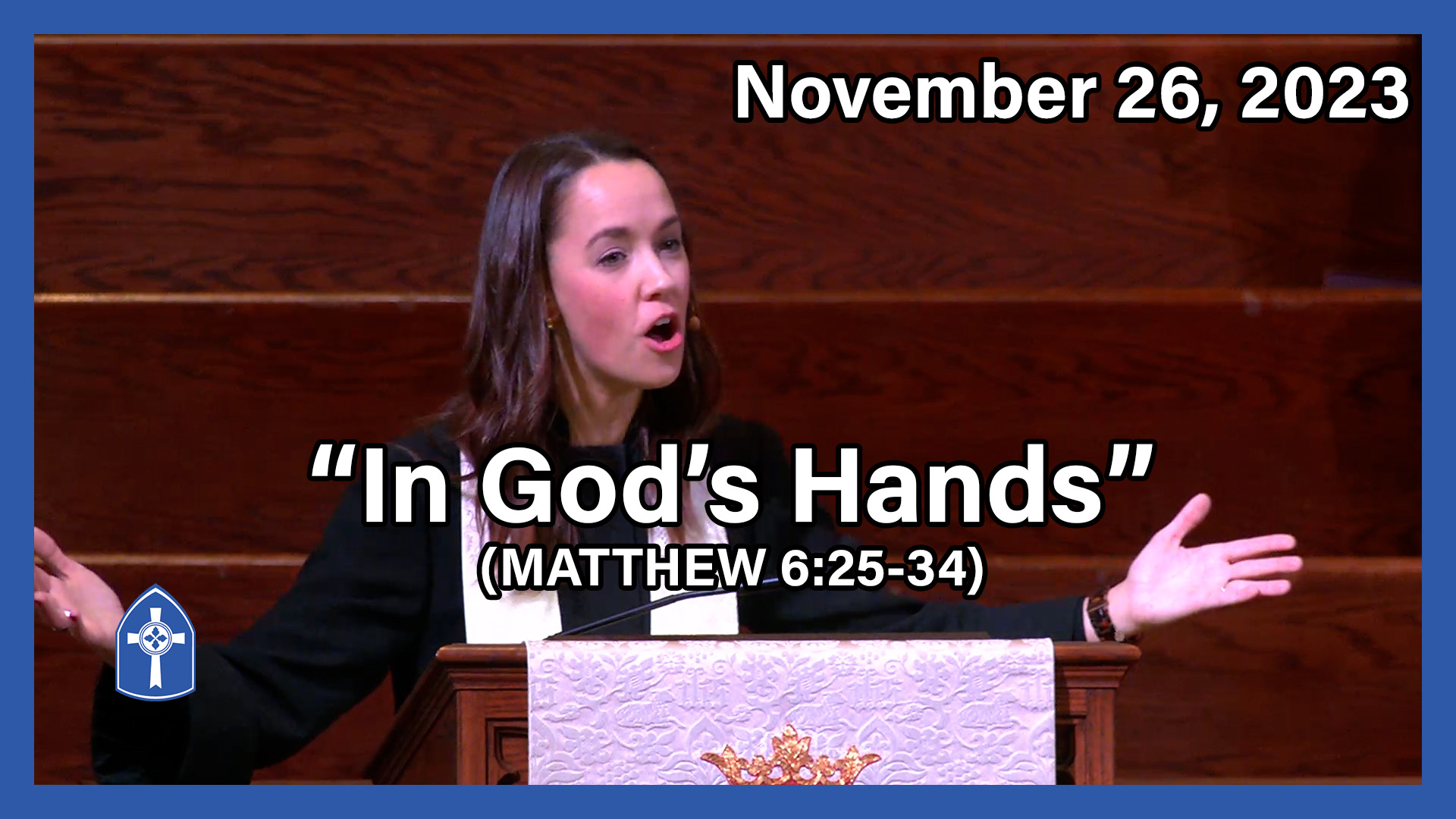 November 26 - In God's Hands